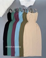 سارافون بلند بندی بغل چاک لاکرا - Image 2
