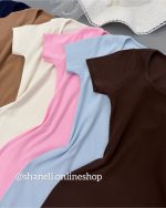 ماکسی یقه خشتی استین کوتاه - Image 2