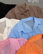 شومیز شیشه ای گره ای - Image 2