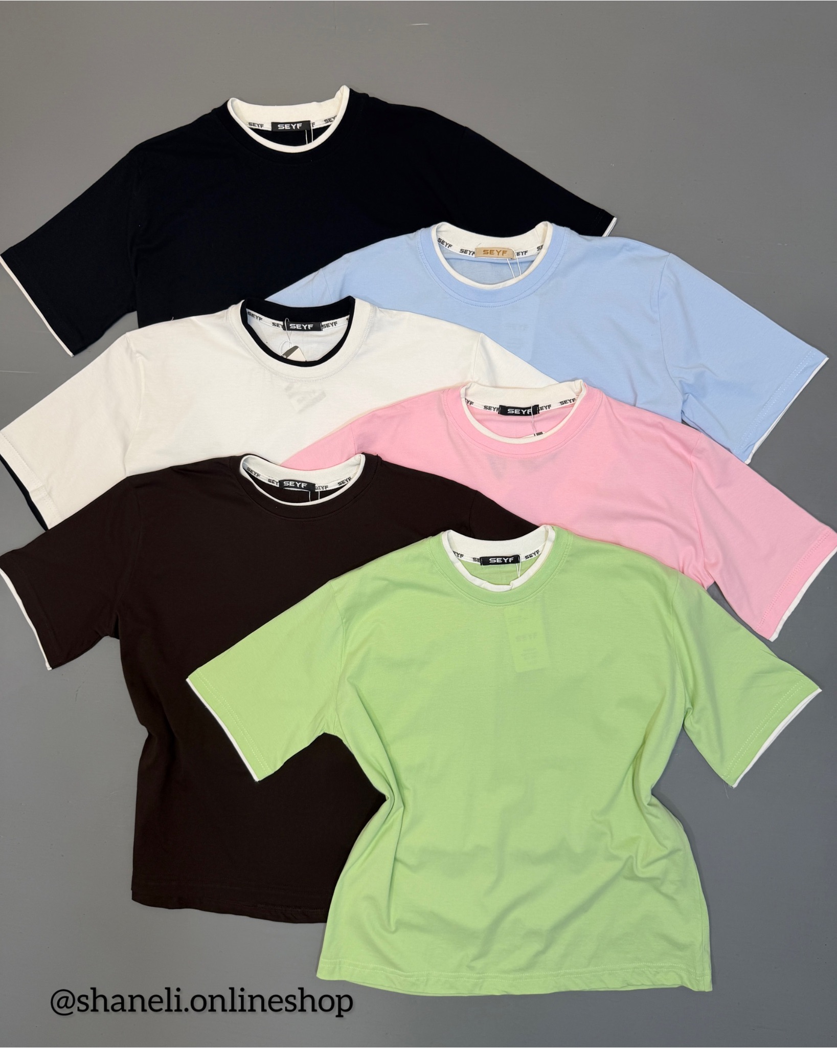 Untitled design تیشرت باکسی ساده - Image 1