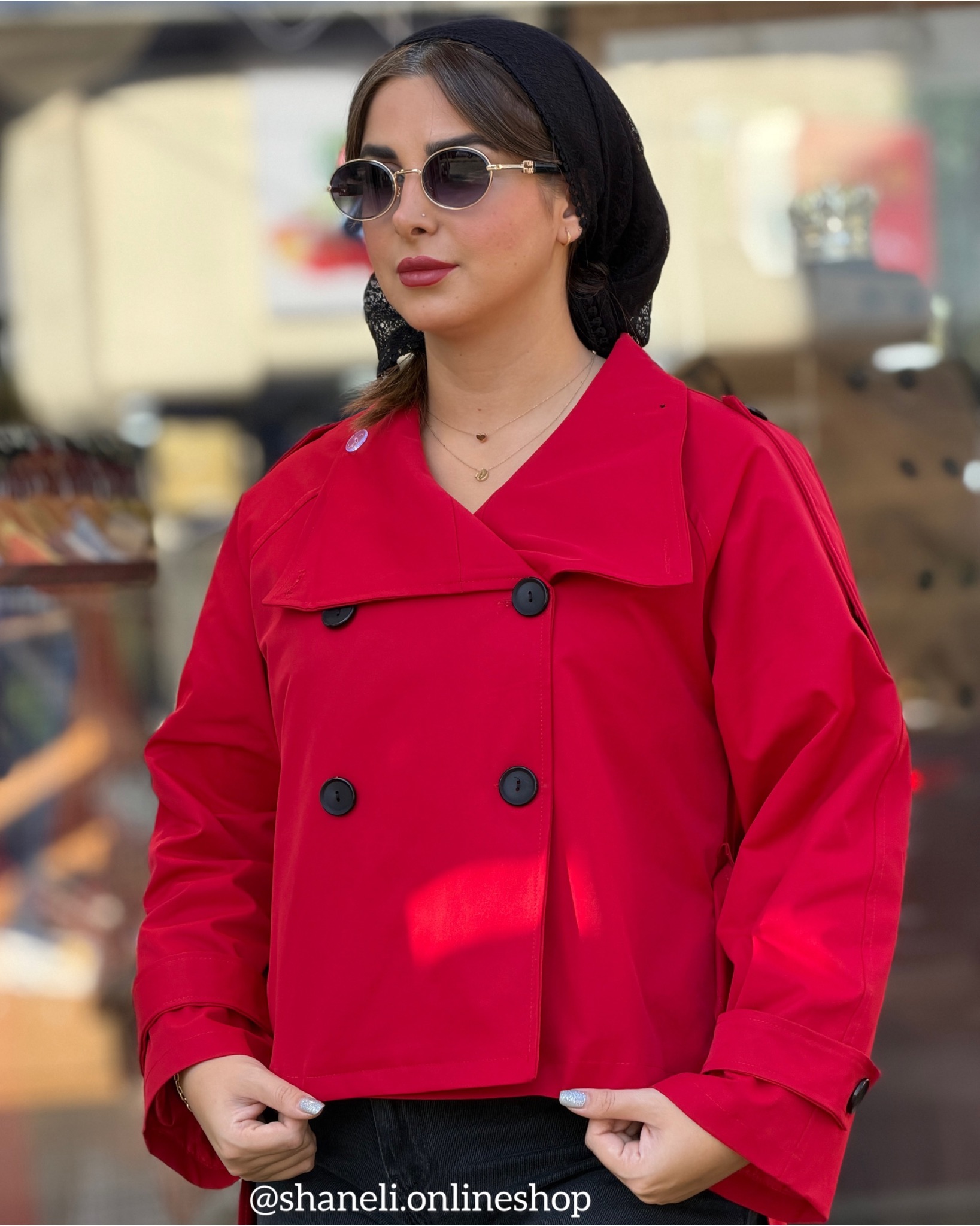 Untitled design بارونی کوتاه ۴ دکمه - Image 1