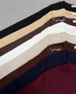 بلوز یقه گرد استین بلند پنبه - Image 2