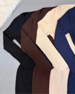 ماکسی یقه خشتی استین بلند - Image 2